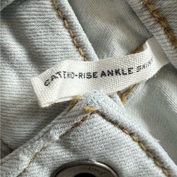 EUC Rag and Bone sz 24 Cate Mid-Rise Skinny light wash distressed GENUINE R&B - Picture 2 of 14